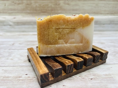 WOODEN SOAP DISH SQUARE ~ SAVONIERA DIN LEMN ~