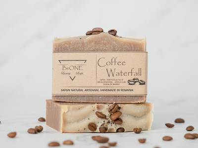 COFFEE WATERFALL ~ SAPUN NATURAL ARTIZANAL HANDMADE ~