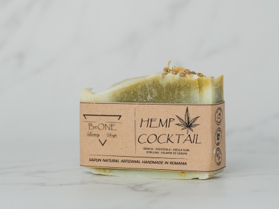 HEMP COCKTAIL ~ SAPUN NATURAL ARTIZANAL HANDMADE ~