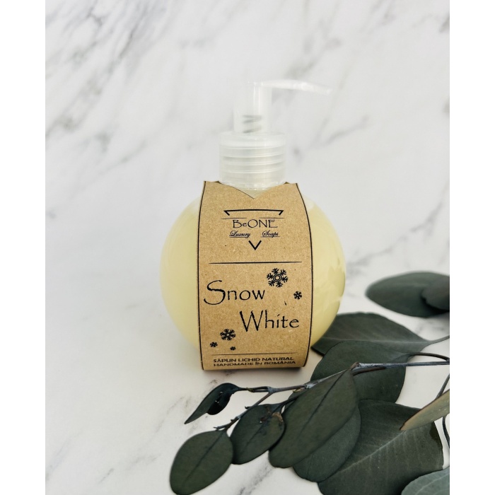 SNOW WHITE ~ SAPUN LICHID NATURAL HANDMADE ~ 250 ML ~