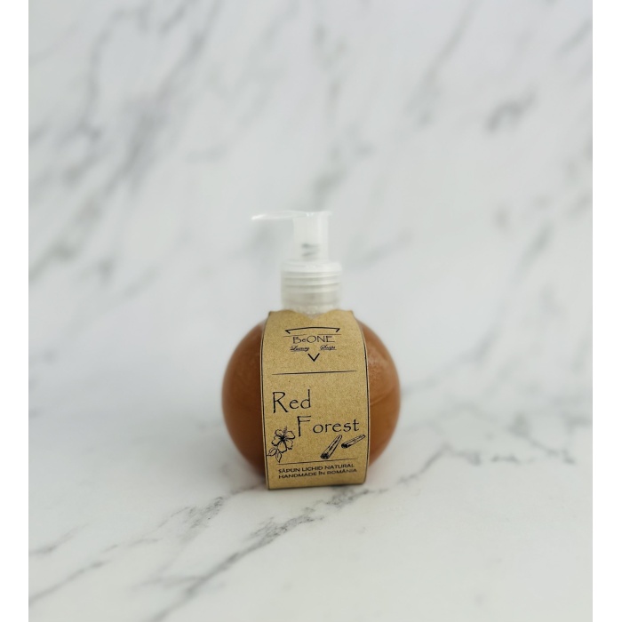 RED FOREST ~ SAPUN LICHID NATURAL HANDMADE ~ 250 ML ~