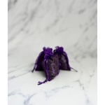 SACULETI DIN ORGANZA MOV CU LAVANDA BIO ~ 15 G ~