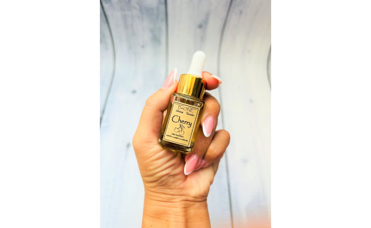 CHERRY ~ ULEI FORTIFIANT PENTRU UNGHII SI CUTICULE ARTIZANAL HANDMADE ~ 15 ML ~