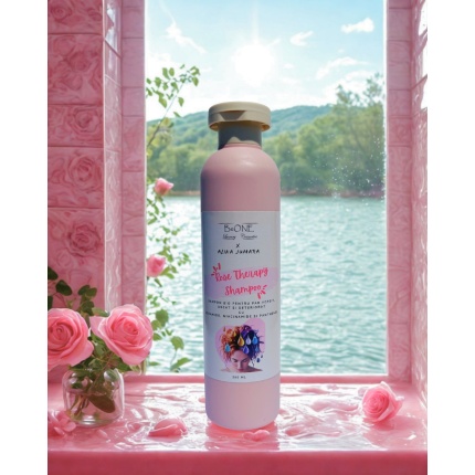 Pink Therapy Shampoo ~ Sampon BIO pentru par vopsit, uscat si deteriorat cu Ceramide, Niacinamide si Panthenol ~ 260 ml