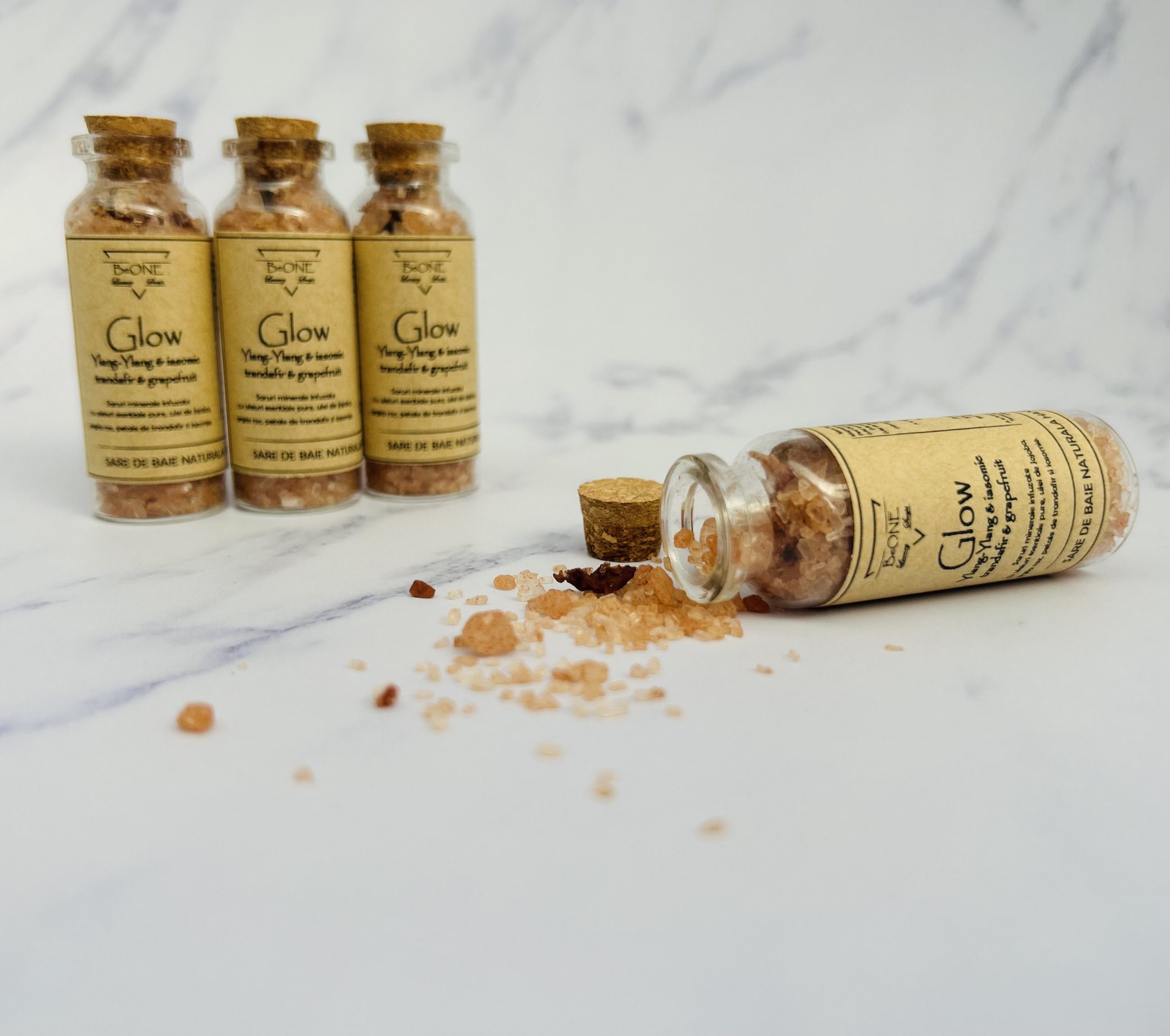 GLOW ~ SARE DE BAIE NATURALA HANDMADE ~ 20 g ~