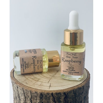 RASPBERRY ~ ULEI FORTIFIANT PENTRU UNGHII SI CUTICULE ARTIZANAL HANDMADE ~ 15 ML ~