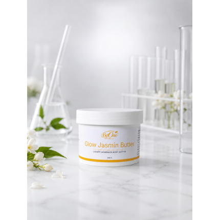 Glow Jasmin Body Butter - Unt de corp ci aroma de iasomie si particule stralucitoare - 200g