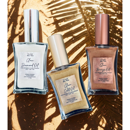 PERFECT TRIO - Combo Glow Oils - Glow Diamond + Glow Gold + Glow Bronze