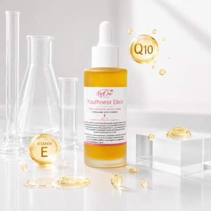 Youthness Elixir ~ Serum uleios anti-aging pentru fata cu Squalane, Q10 si Vitamina E, 50ml