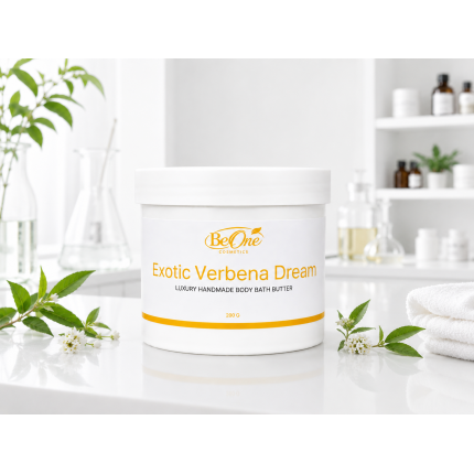 Exotic Verbena Dream - Luxury Handmade Body Bath Butter ~ 200g, Unt de dus cu aroma de verbina exotica